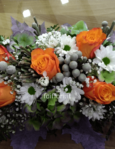 Composizione fiori misti